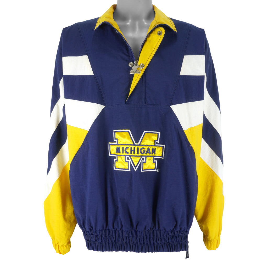 Michigan wolverines starter on sale jacket