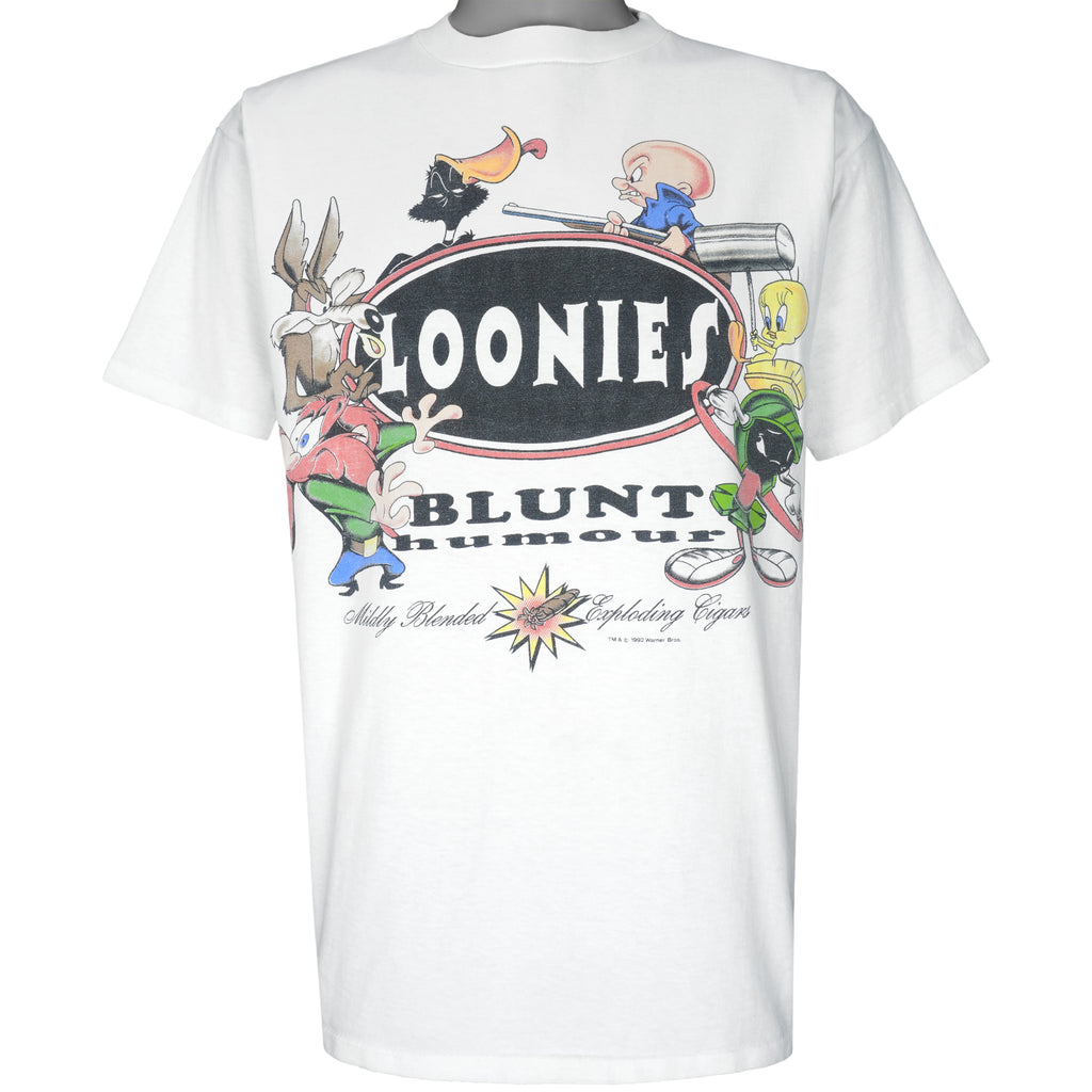 Vintage Looney Tunes Loonies Blunt Humour Single Stitch T Shirt 1992 X Large Vintage Club 