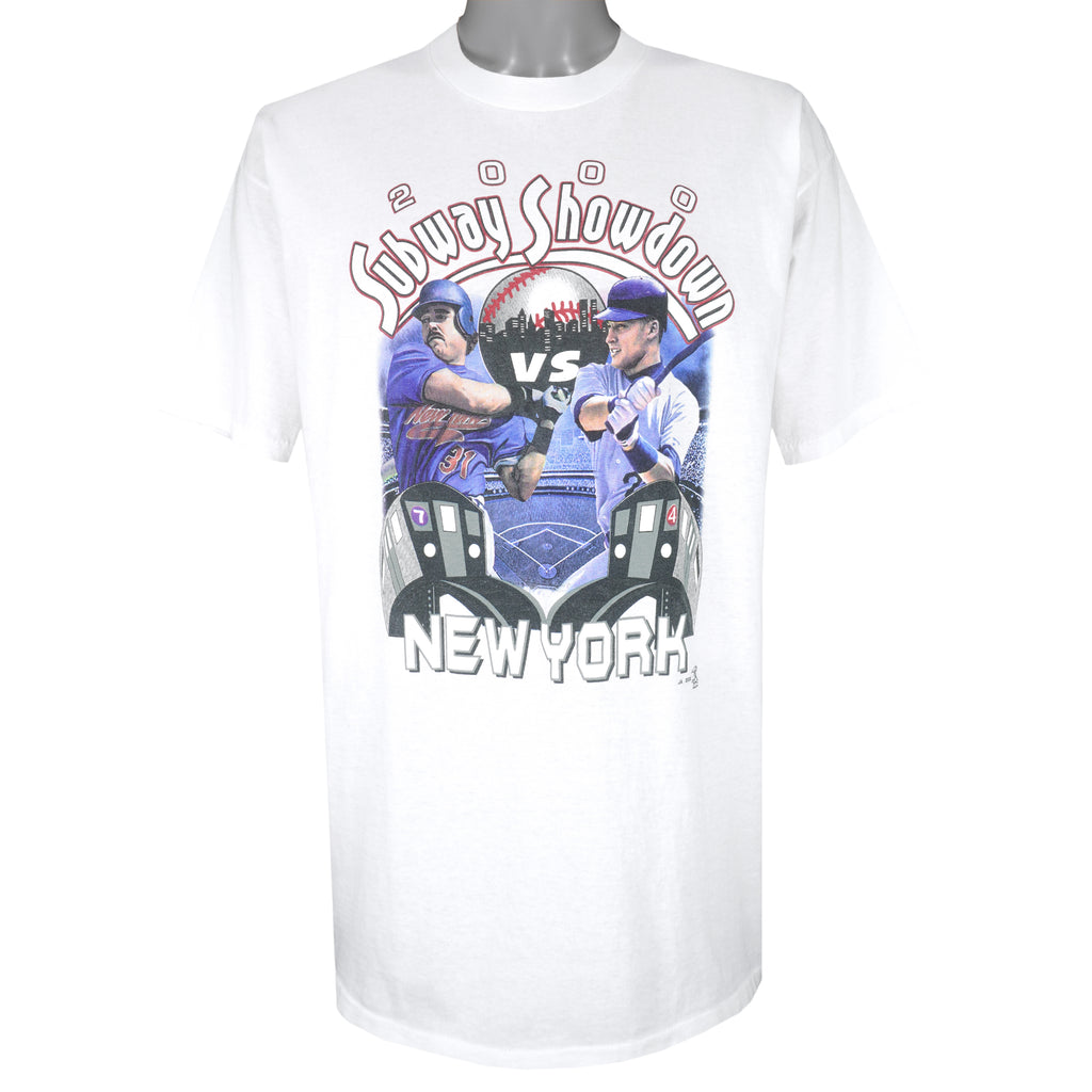 Vintage MLB - New York Yankees, Subway Showdown T-Shirt 2000 X