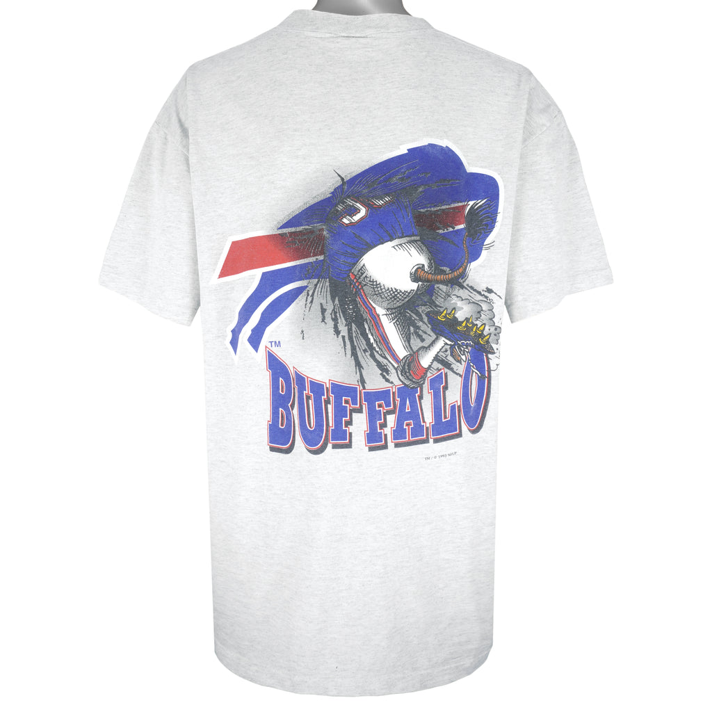 Vintage NFL (Nutmeg) - Buffalo 'Bills' Ball Breakout T-Shirt 1995 Large –  Vintage Club Clothing