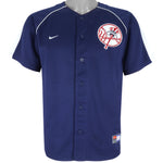 Nike - New York Yankees Baseball Jersey T-Shirt 2000s Large Youth