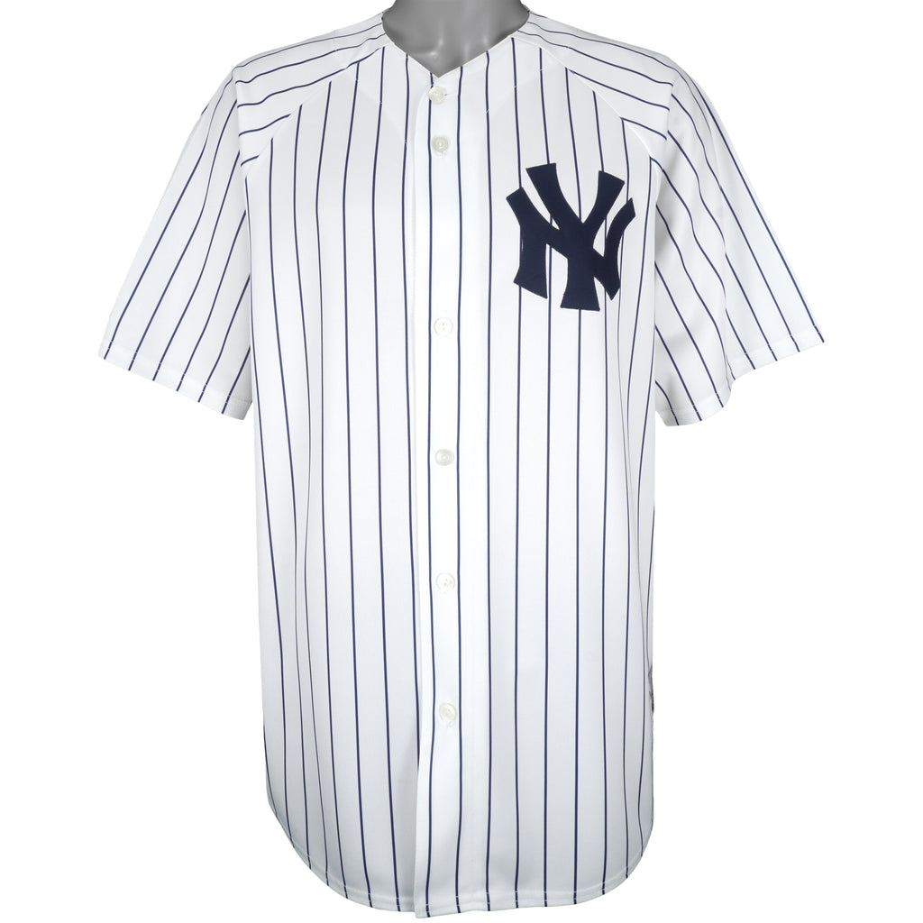 MLB (Majestic) - New York Yankees Pinstripe Baseball Jersey 1990s XX-Large