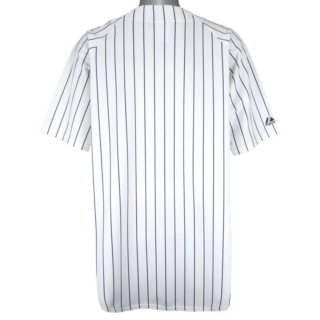 MLB (Majestic) - New York Yankees Pinstripe Baseball Jersey 1990s XX-Large