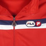 FILA - Red & Blue Taped Logo Tracksuit 1990s X-Large Vintage Retro