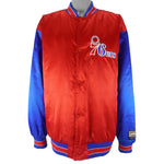 NBA (Hardwood Classic) - Philadelphia 76ers Satin Jacket 2000s Large