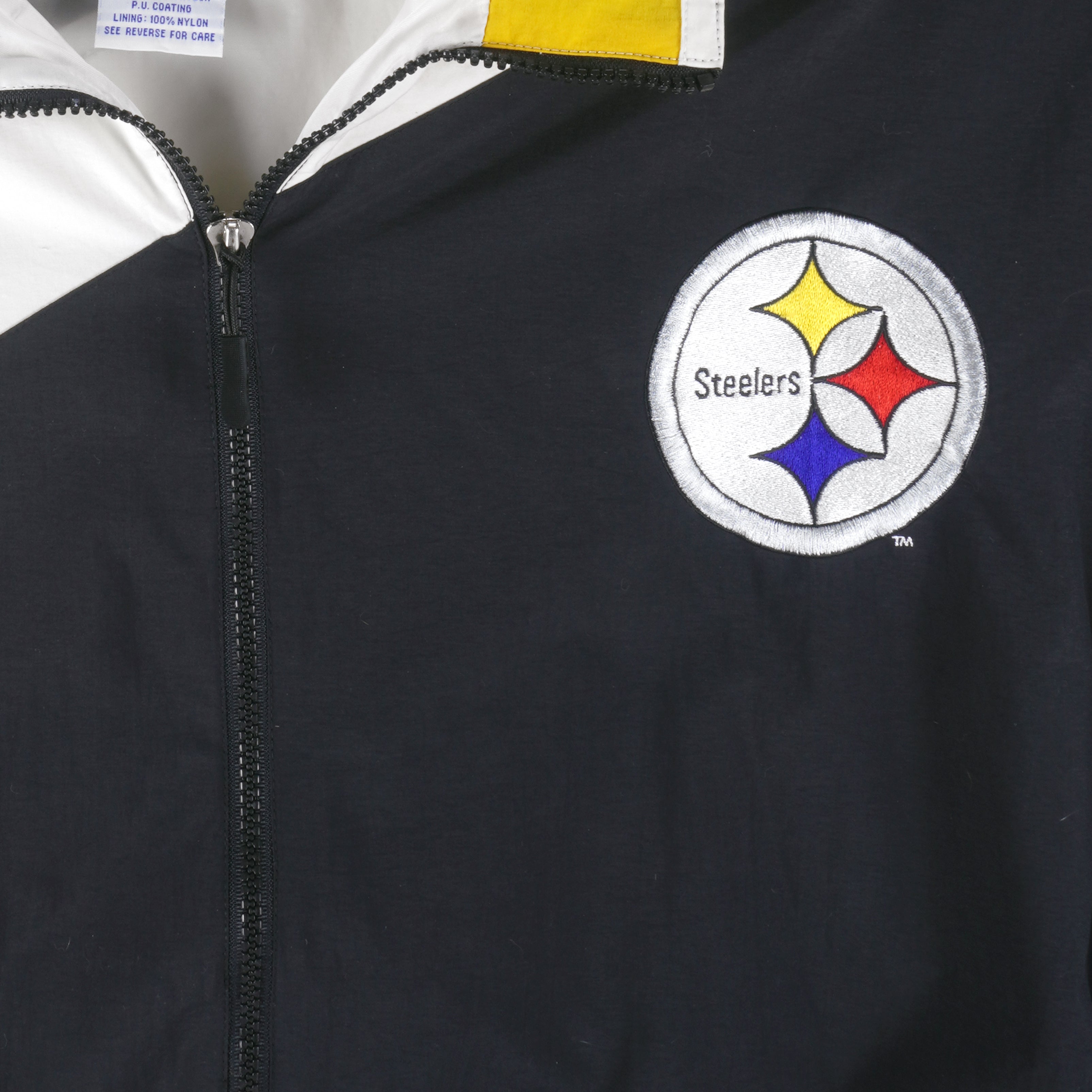 Black 90's Pittsburgh Steelers Jacket