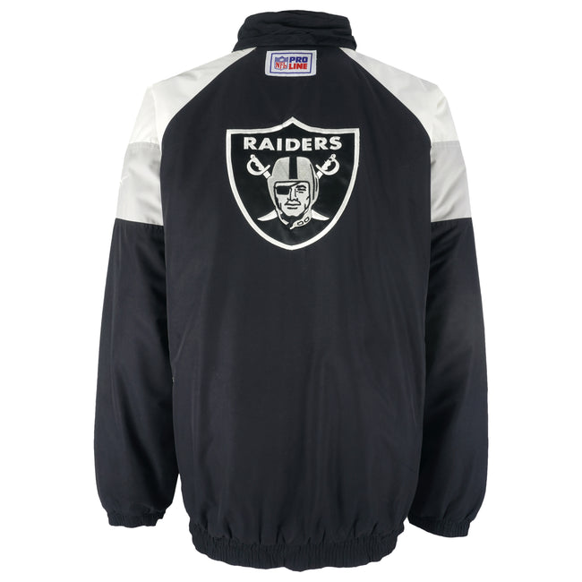 Oakland Raiders Vintage 90s Leather Bomber Jacket