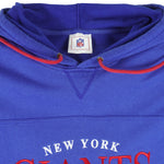 NFL - New York Giants Embroidered Hooded Sweatshirt 1990s X-Large Vintage Retro Football