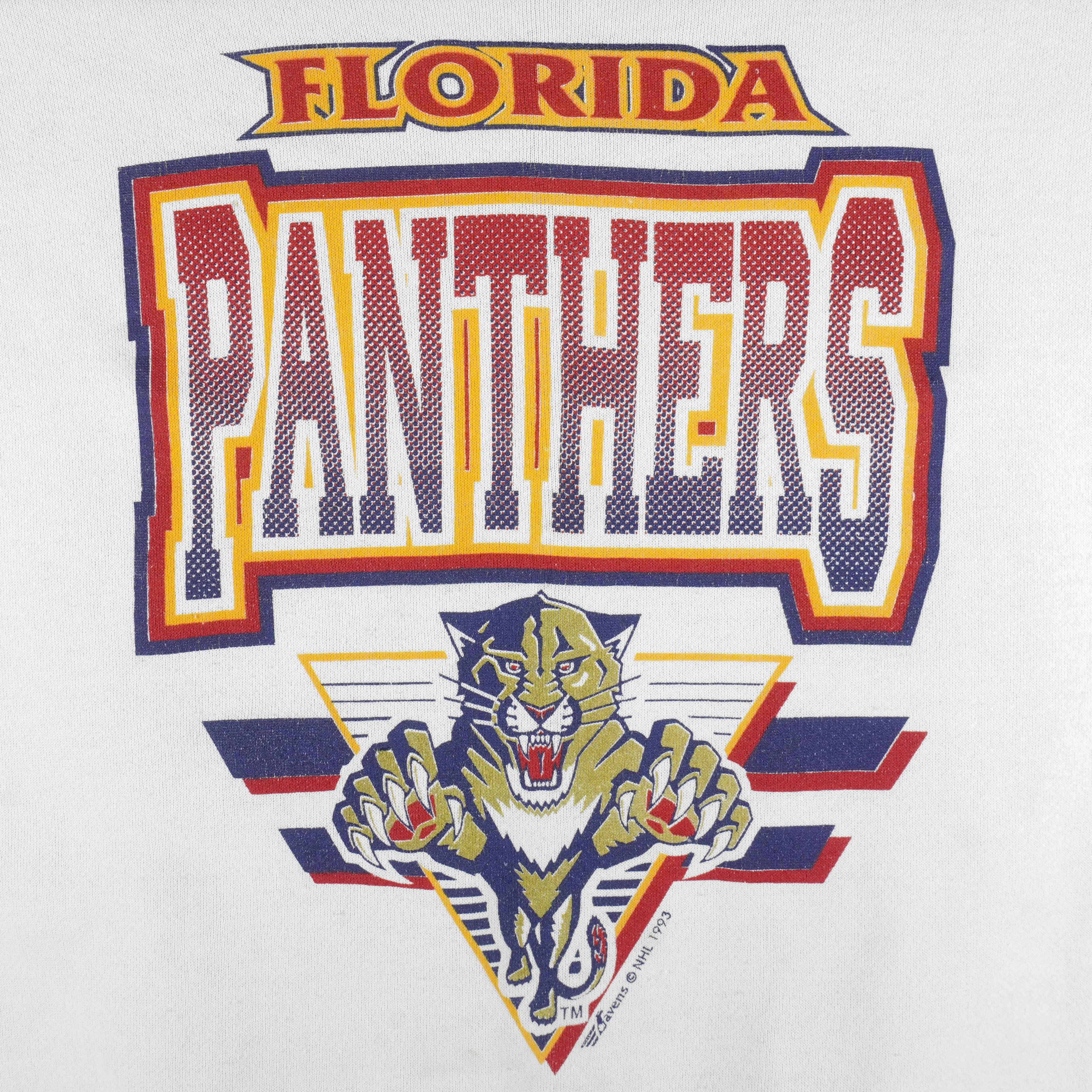 Vintage 90s Florida Panthers Crewneck Sweatshirt Florida 