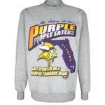 NFL (Riddell) - The Return Of The Purple Minnesota Vikings Sweatshirt 1999 Medium