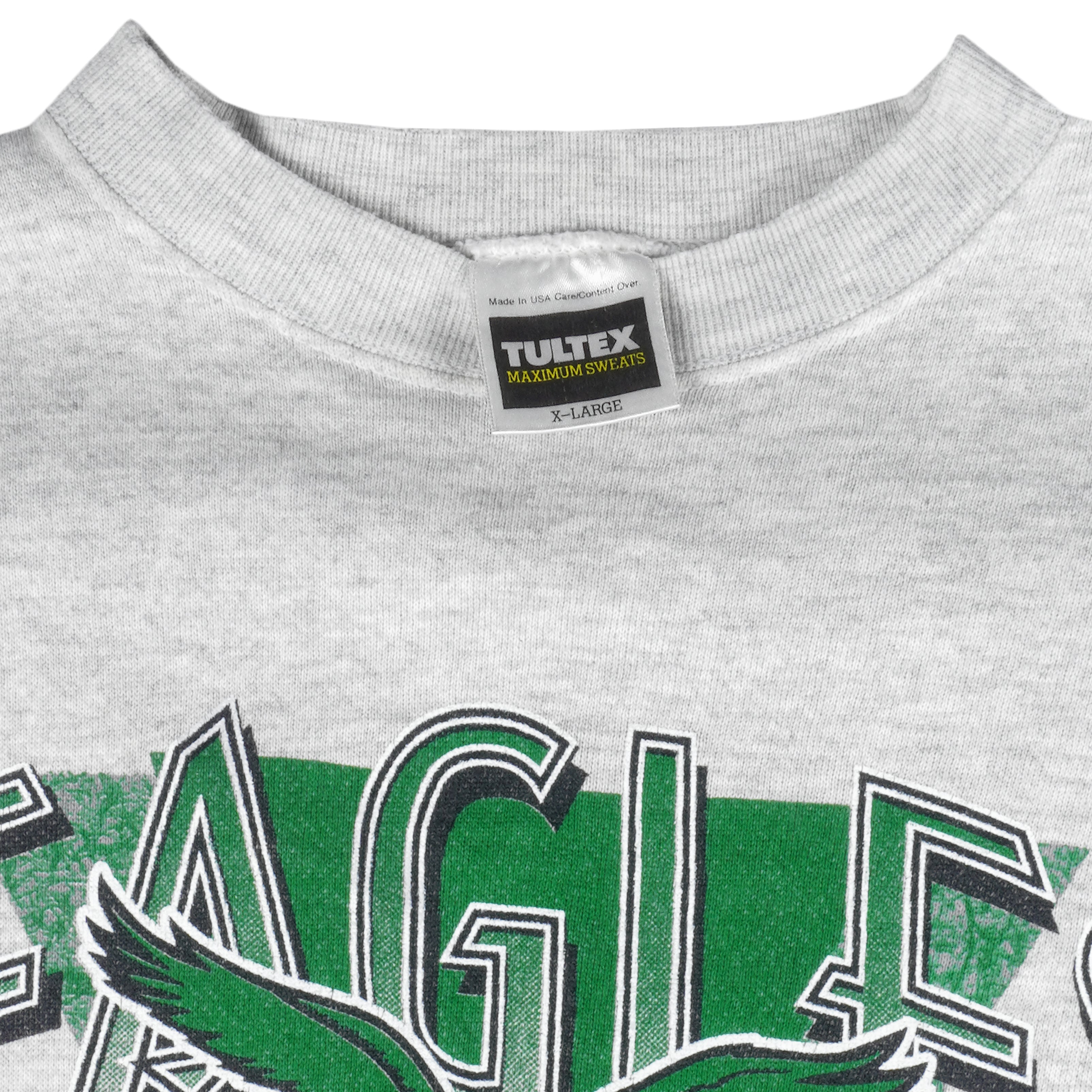 90's Philadelphia Eagles Lee Grey NFL Crewneck Sweatshirt Size