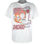 NBA - Chicago Bulls World Champions Single Stitch T-Shirt 1993 X-Large