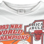 NBA - Chicago Bulls World Champions Single Stitch T-Shirt 1993 X-Large Vintage Retro Basketball