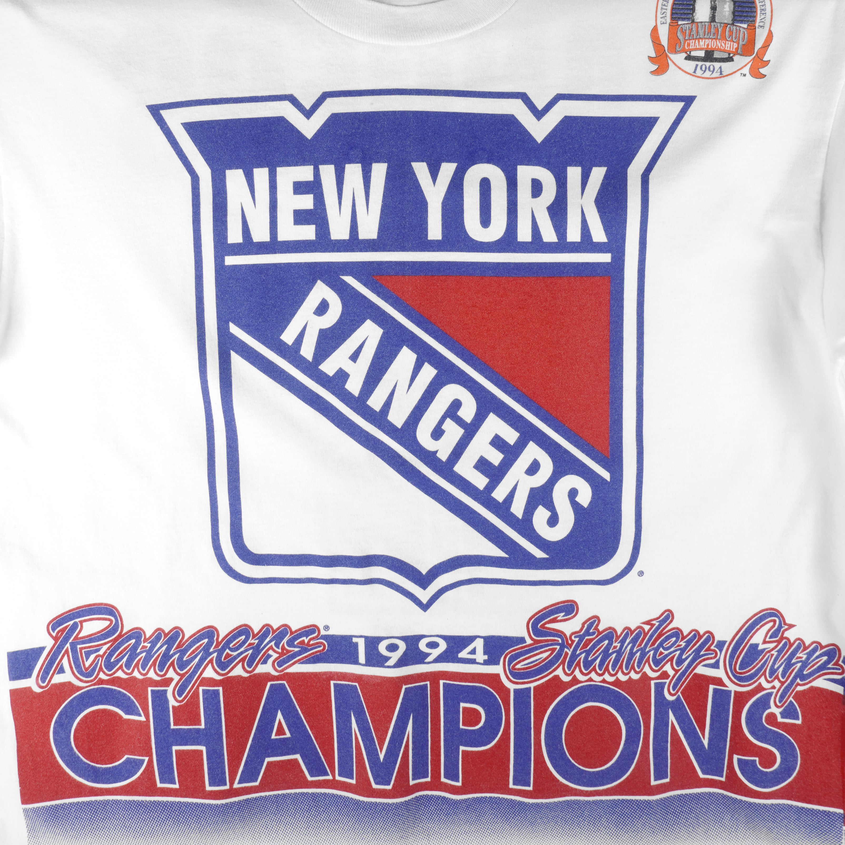 VINTAGE NHL NEW YORK RANGERS TEE SHIRT 1994 SIZE LARGE
