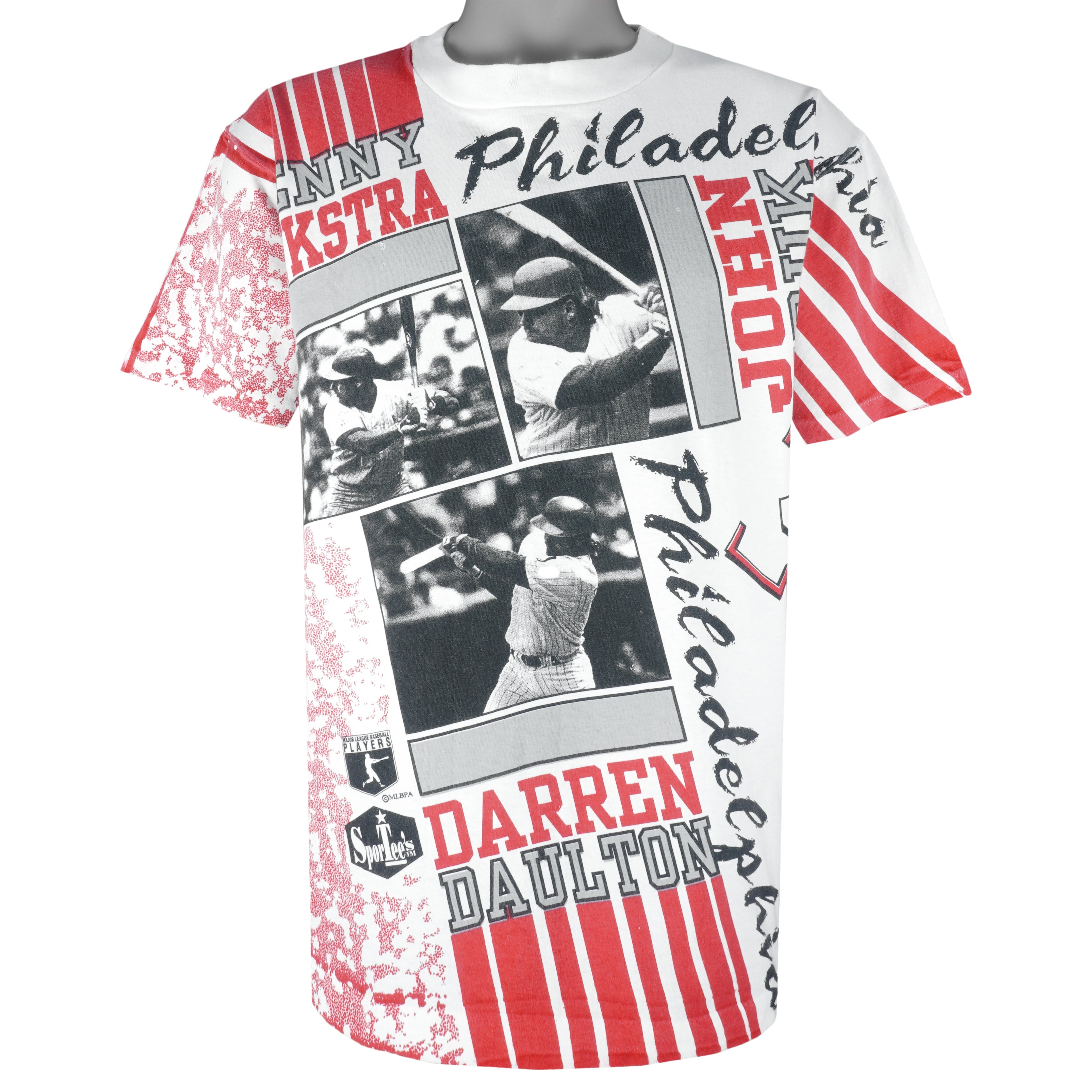 Vintage Philadelphia Philles Darren Daulton Player T Shirt (Size L