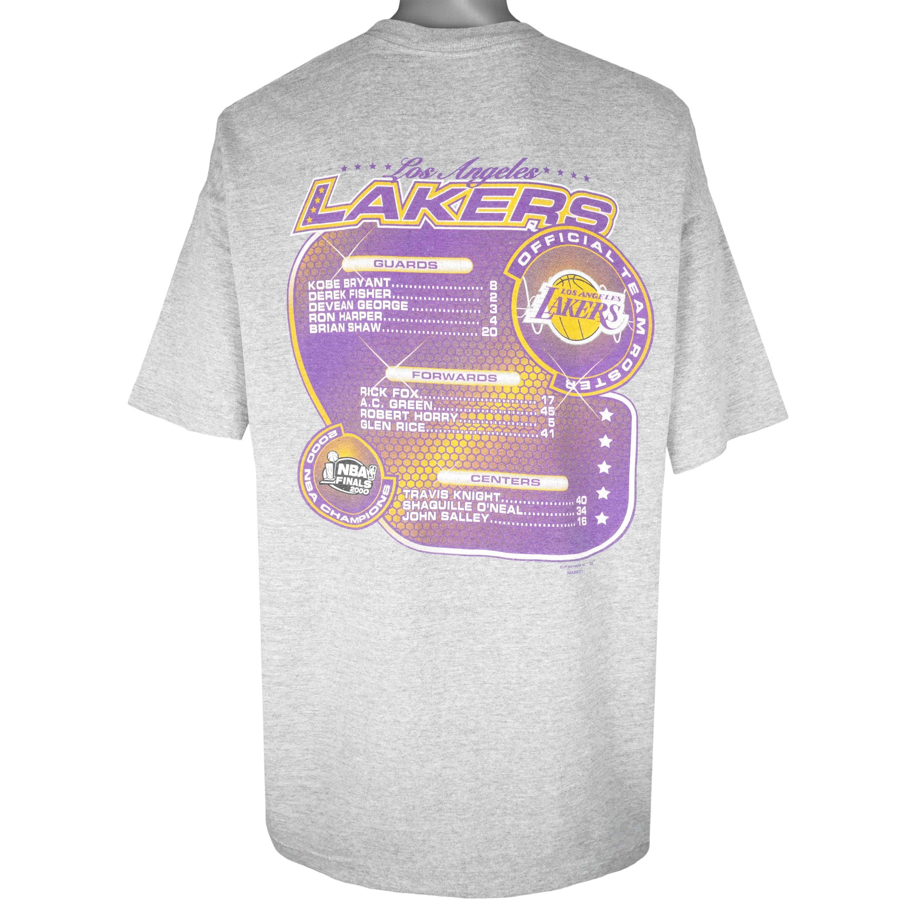 Vintage 2000 Los Angeles Lakers Championship Shirt 