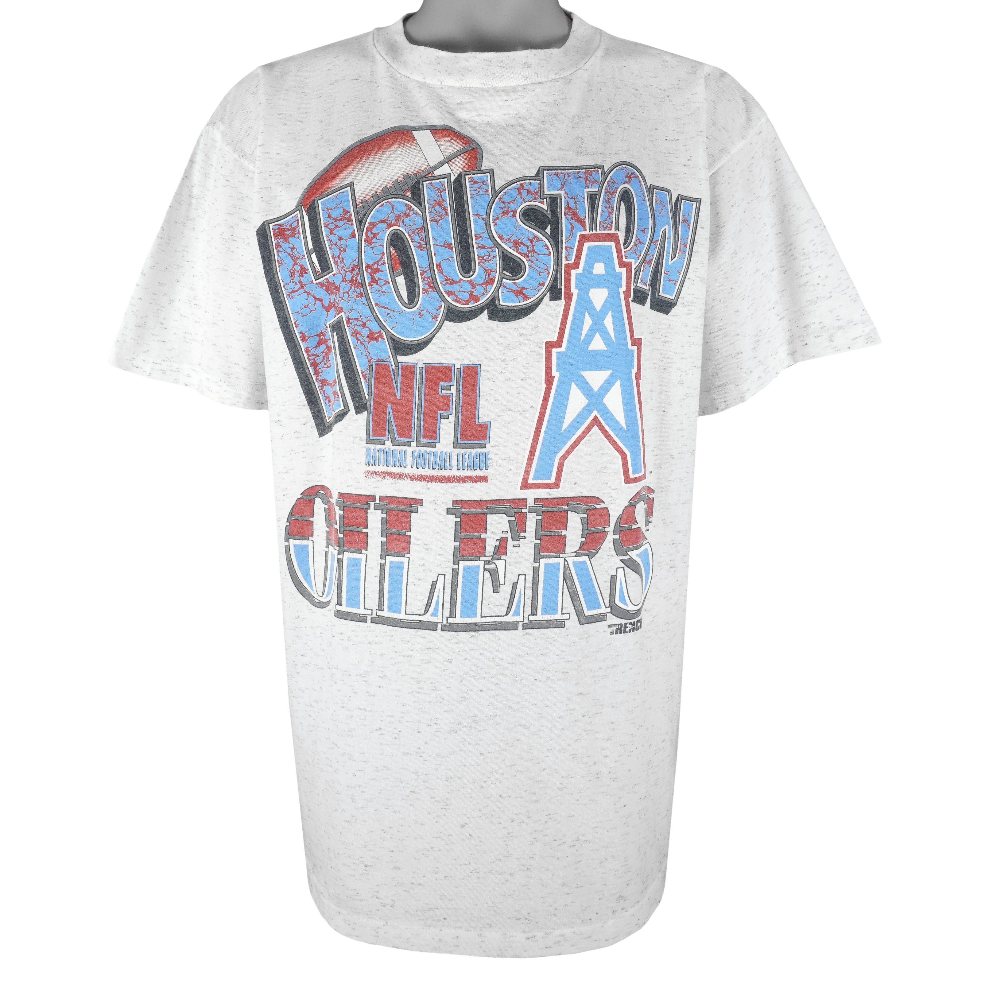 Trench Ultra, Shirts, 99s Houston Oilers T Shirt Vintage Single Stitch  Graphic Tee New With Tags