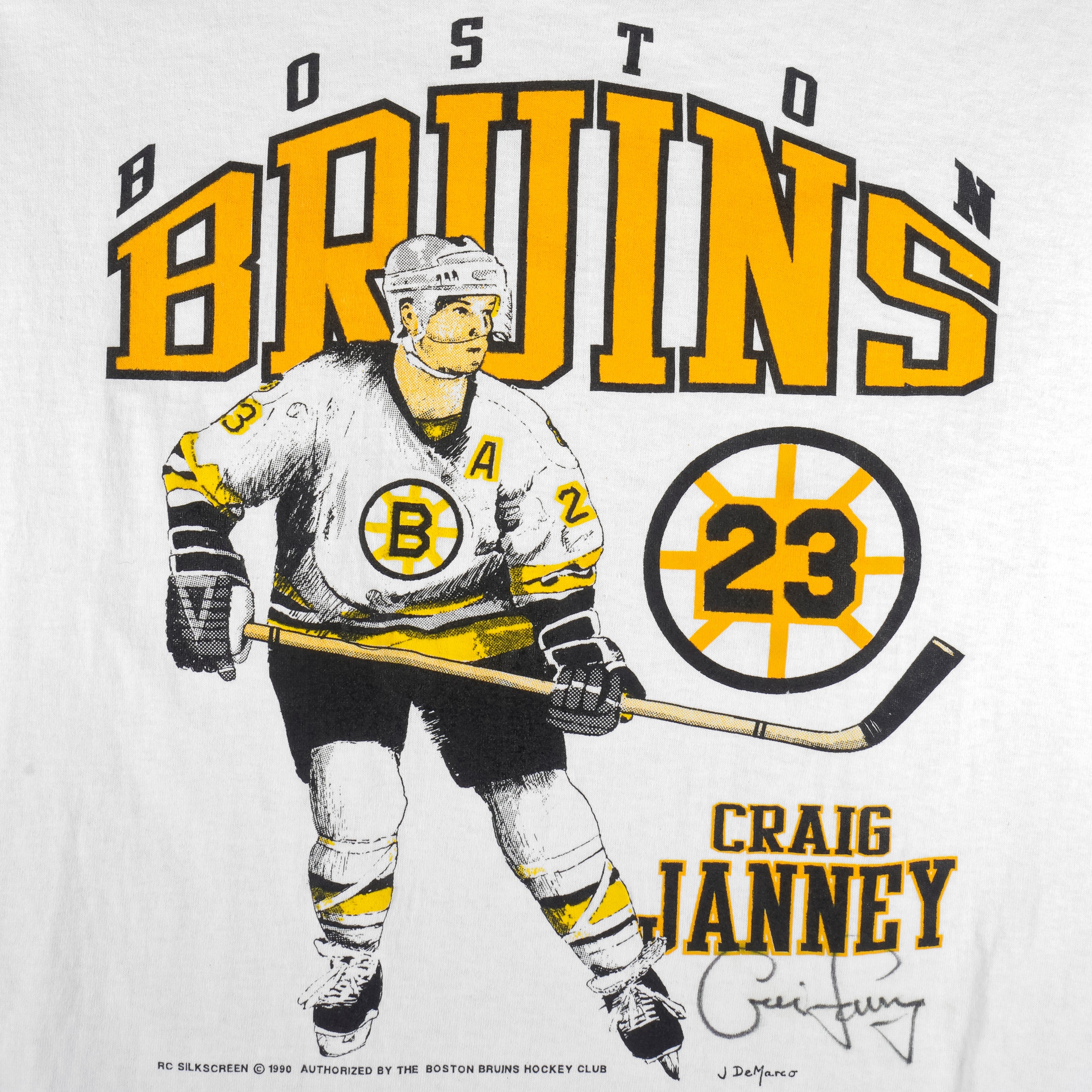 90s Boston Bruins Bulletin Athletic NHL T-shirt. Vintage 1991 