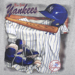 MLB (Lee) - New York Yankees Locker Room T-Shirt 1990s Medium Vintage Retro Baseball