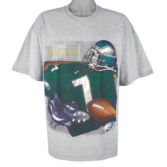 Philadelphia Eagles Vintage 90S Players Nfl Football T Shirt Black