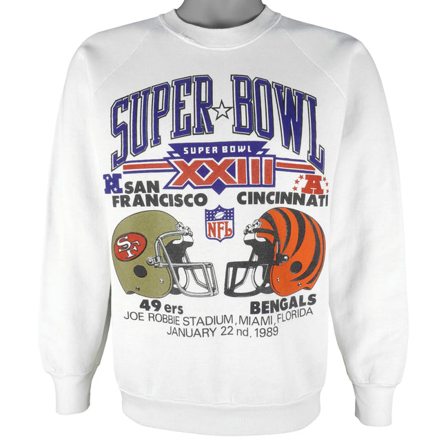 1989 Bengals Superbowl 23 Sweatshirt80s Bengals 