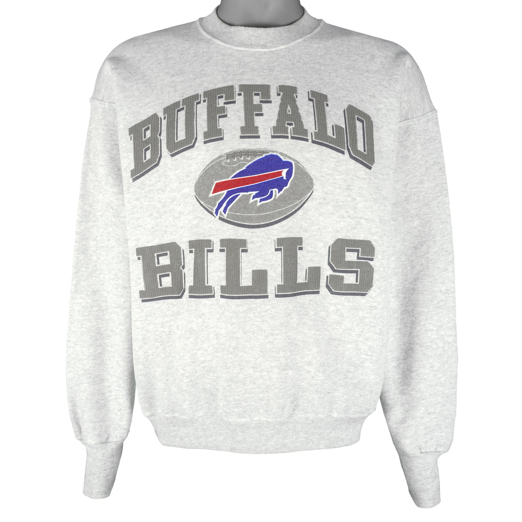 NFL (Fruit Of The Loom) - Buffalo Bills Crew Neck Sweatshirt 1990s Large Vintage Retro Football