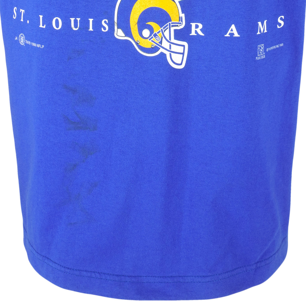 NFL (Sport Attack) - St. Louis Rams Super Bowl Champions T-Shirt 1999 Large Vintage Retro Football