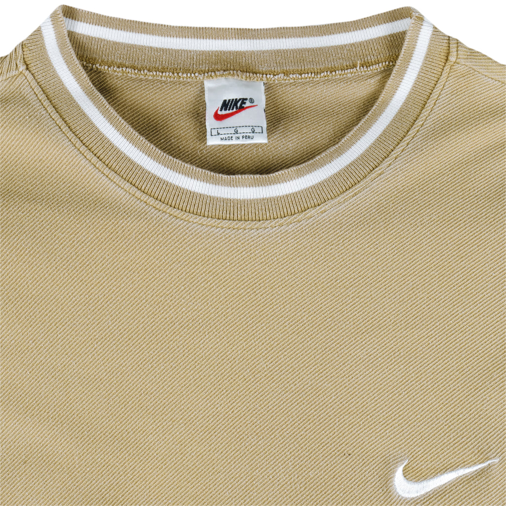 Nike - Classic Mini Swoosh T-Shirt 1990s Large Vintage Retro