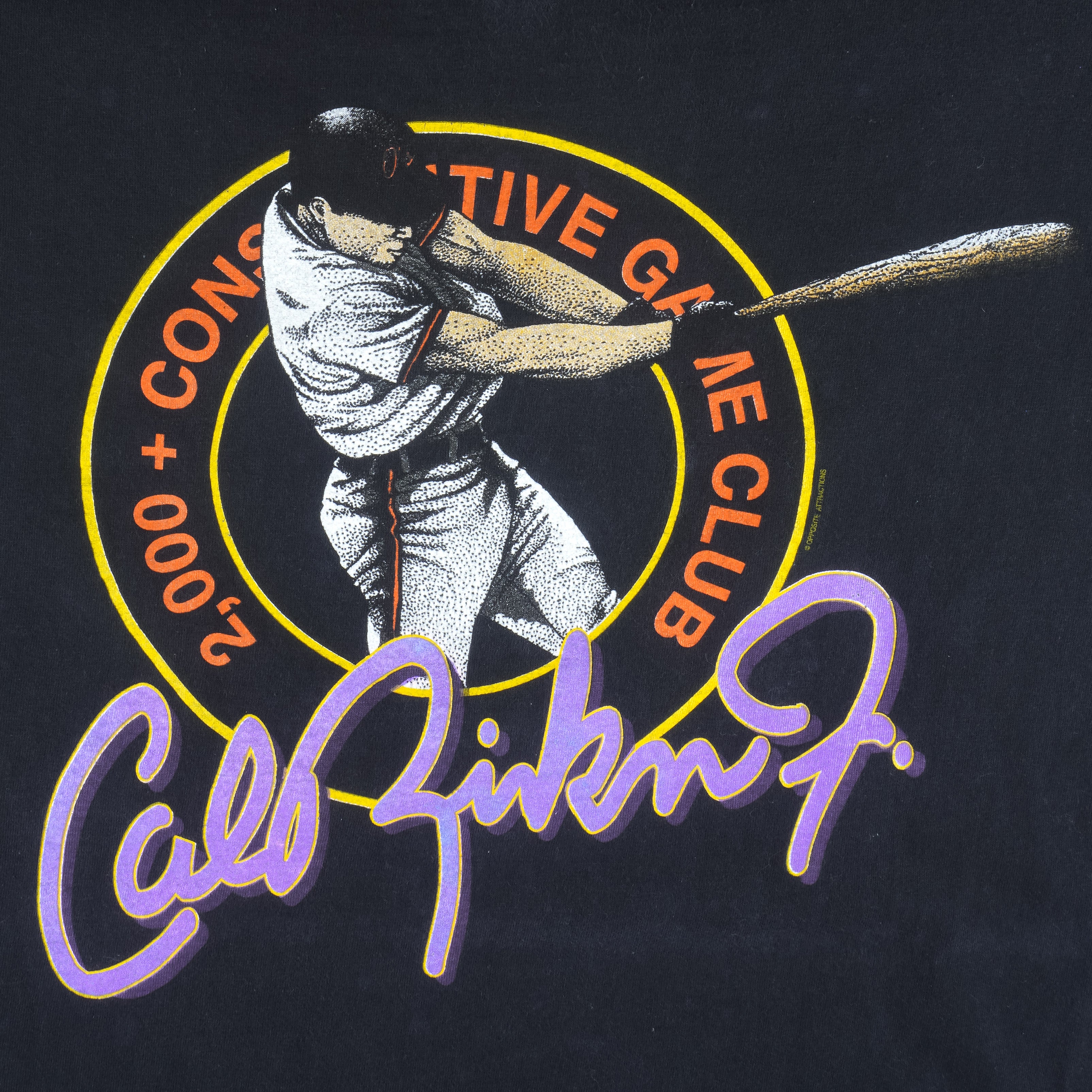Vintage MLB (Global) - Baltimore Orioles Cal Ripken Jr. T-Shirt 1990s  X-Large – Vintage Club Clothing