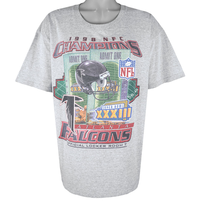 90s Atlanta Falcons Super Bowl XXXIII Football t-shirt Large - The Captains  Vintage