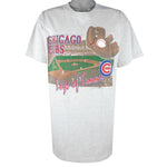 MLB (Nutmeg) - Chicago Cubs Boys Of Summer T-Shirt 1991 X-Large Vintage Retro Baseball