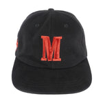 Vintage (Marlboro) - Black Big M Logo Adjustable Hat 1990s OSFA Vintage Retro
