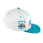 NBA (Sports Specialties) - Charlotte Hornets Snapback Hat 1990s OSFA Vintage Retro Basketball