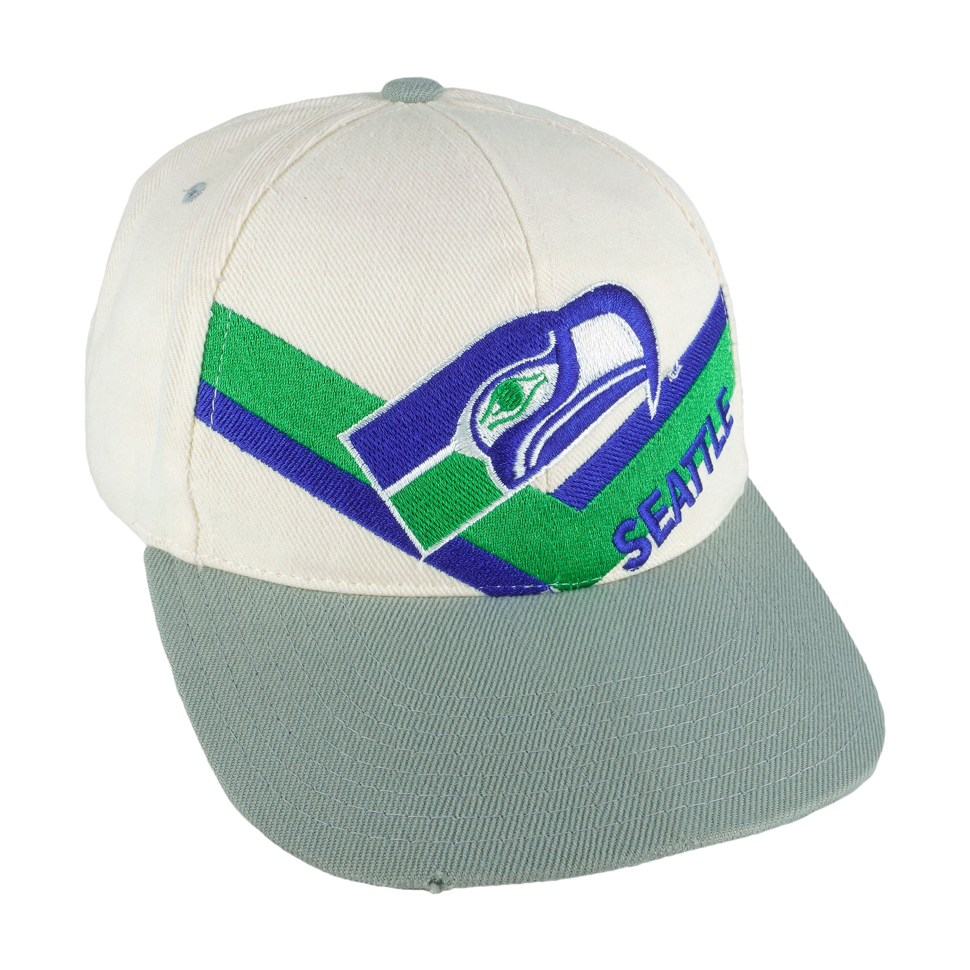 Vintage Reebok - Seattle 'Seahawks' Snapback Hat 1990's OSFA