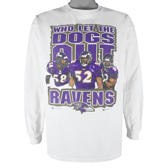 Vintage NFL (M&O Knits) - Baltimore Ravens Super Bowl Champions T