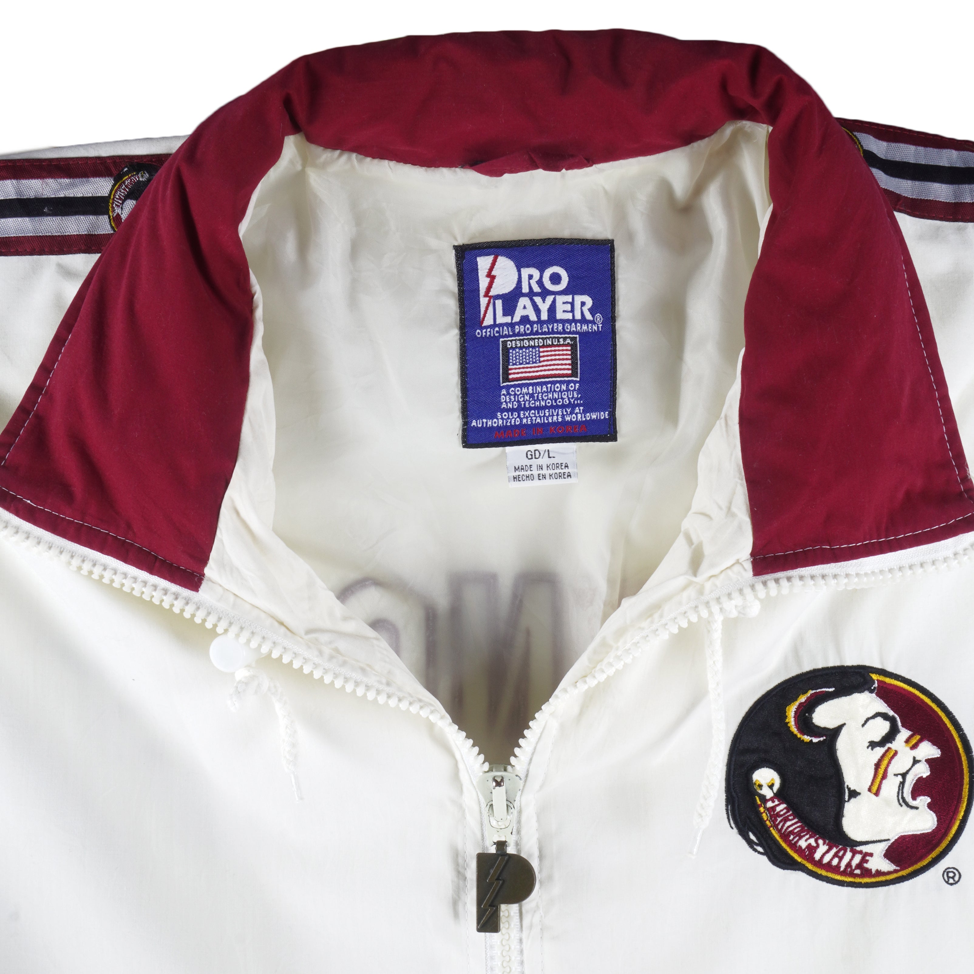 Vintage 90s Starter Florida state university Seminoles full zip