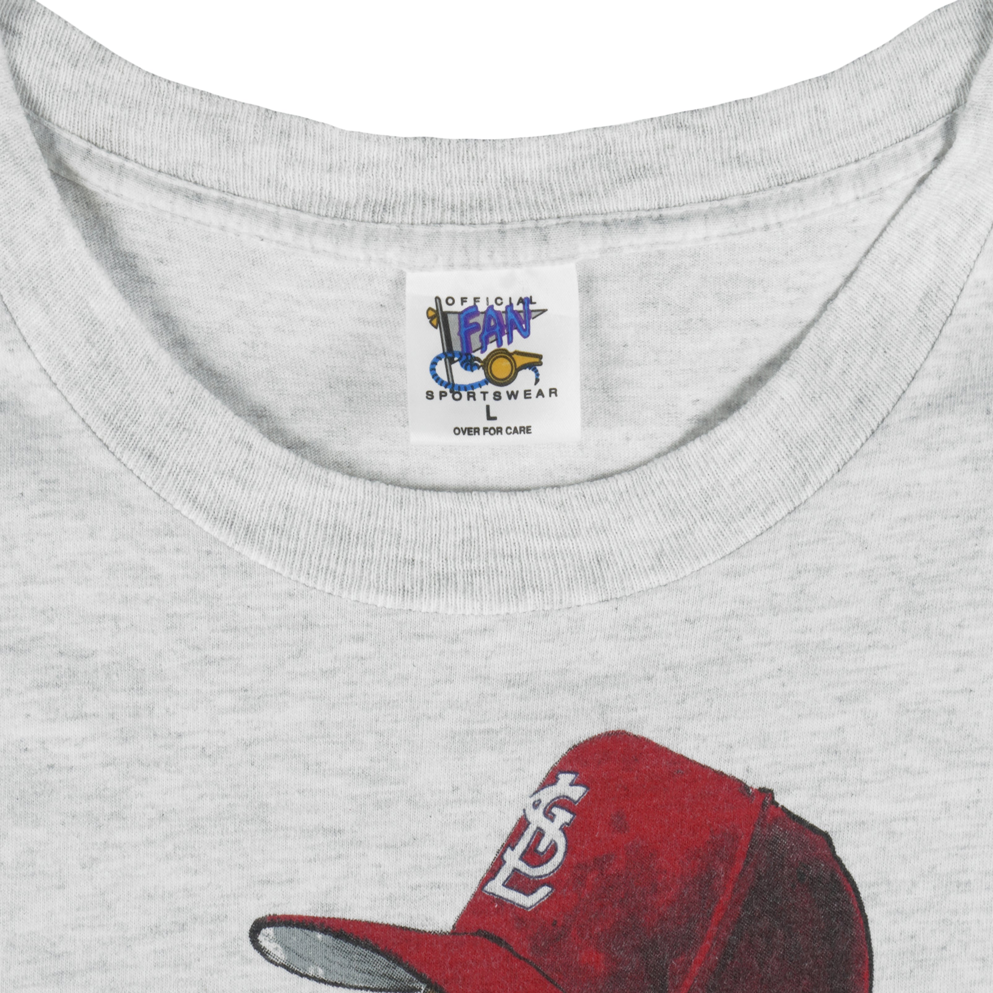 Vintage MLB (Official Fan) - St. Louis Cardinals Ozzie Smith Caricature T-Shirt 1992 Large