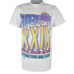 NFL (Magic Johnson T's) - Super Bowl 29th Championship Game Miami T-Shirt 1995 Medium