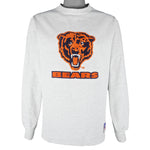 NFL (Nutmeg) - Chicago Bears Embroidered Crew Neck Sweatshirt 1990s Large Vintage Retro Football