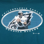 NFL (Joy Athletic) - Philadelphia Eagles Donovan Mcnabb T-Shirt 2000 Large Vintage Retro Football