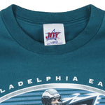 NFL (Joy Athletic) - Philadelphia Eagles Donovan Mcnabb T-Shirt 2000 Large Vintage Retro Football