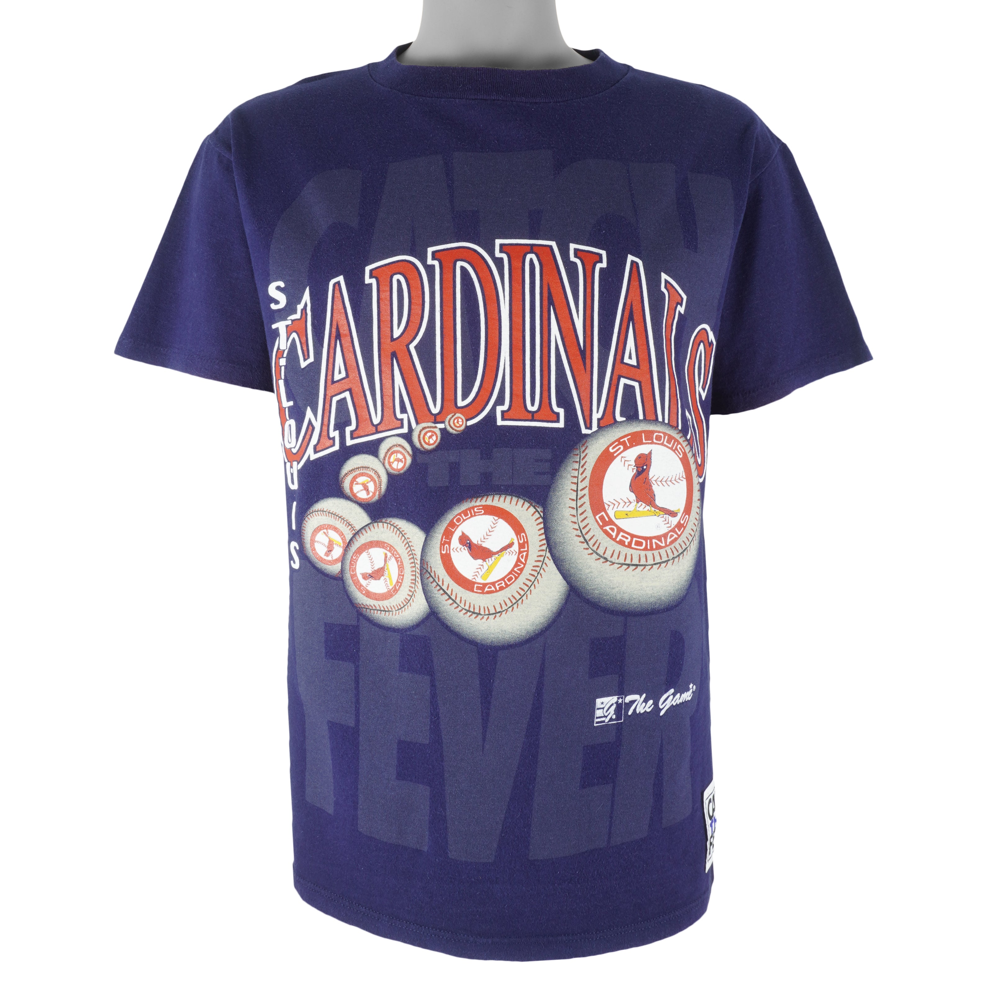 Vintage MLB (The Game) - St. Louis Cardinals Catch The Fever T-Shirt 1990s Medium