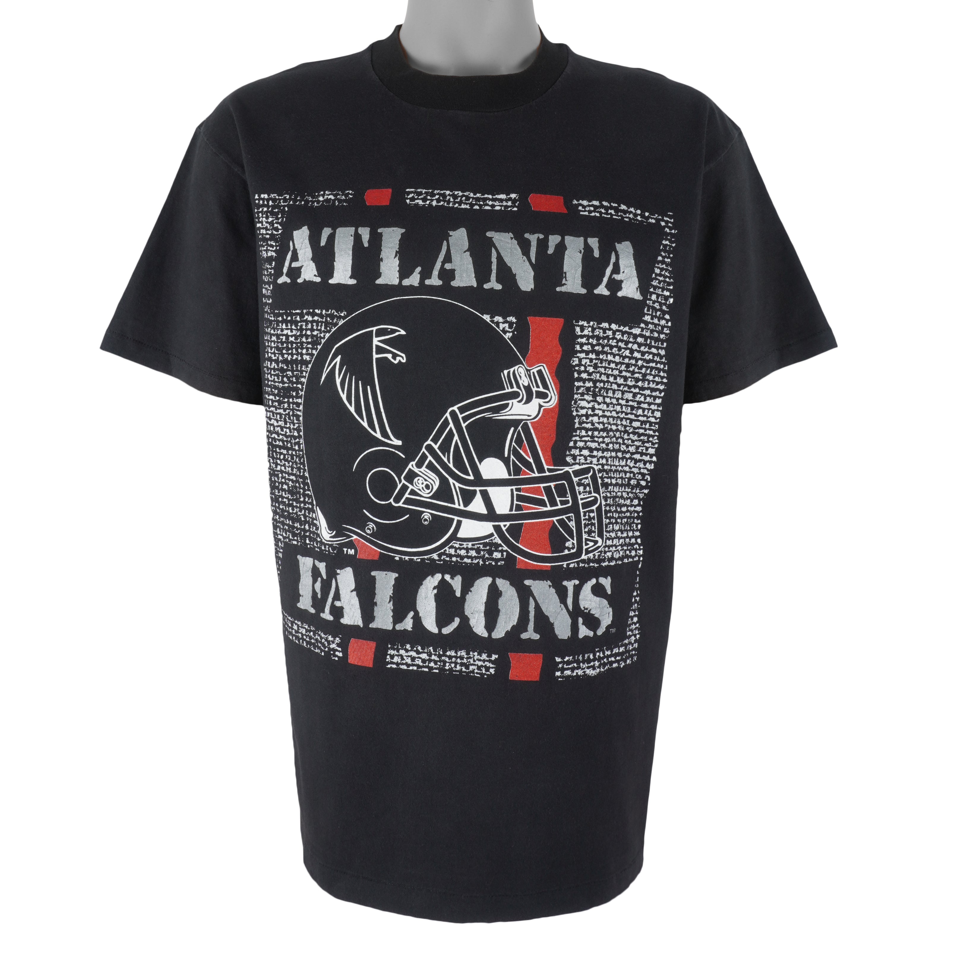 Vintage Starter - Atlanta Falcons Big Logo Single Stitch T-Shirt 1990s Large