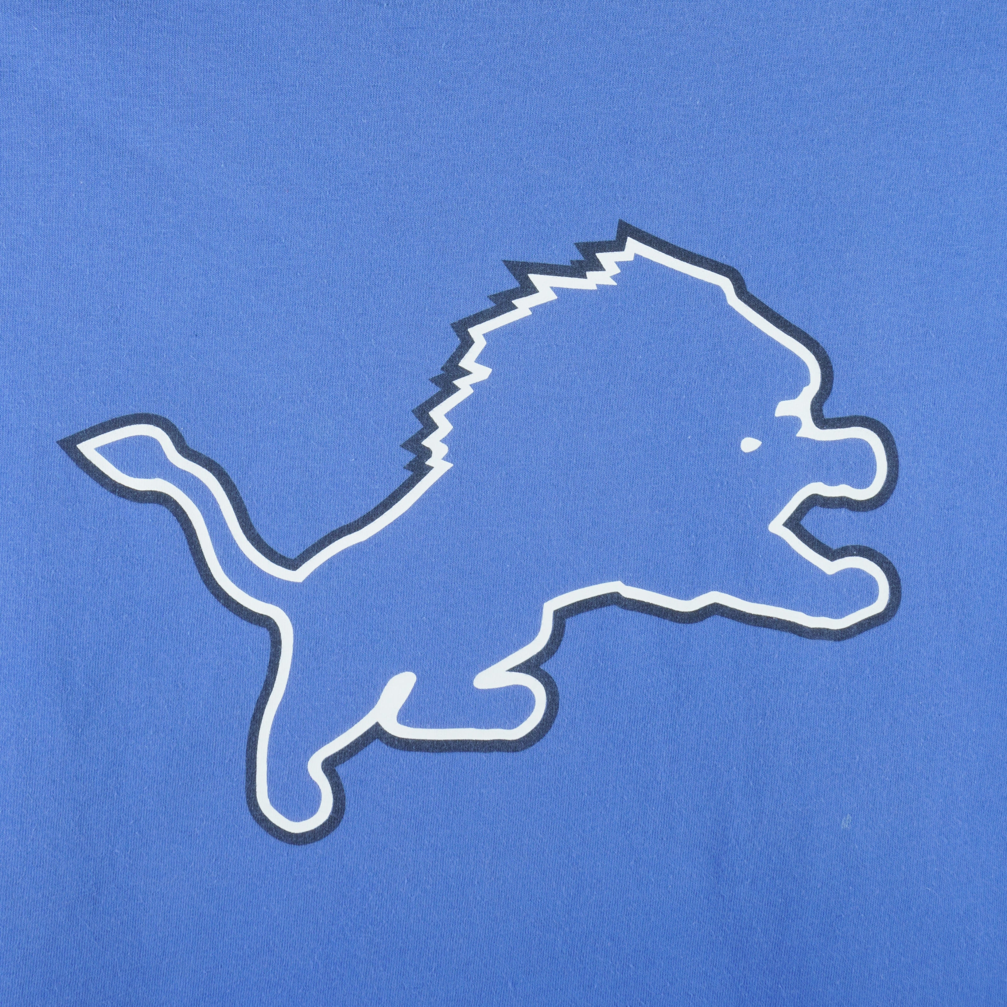 Detroit Lions Nike Slub Long Sleeve T-Shirt - Blue 2X-Large