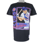 MLB (Nutmeg) - Chicago Cubs Ryne Sandberg Stat T-Shirt 1992 Large Vintage Retro Baseball