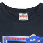 MLB (Nutmeg) - Chicago Cubs Ryne Sandberg Stat T-Shirt 1992 Large Vintage Retro Baseball