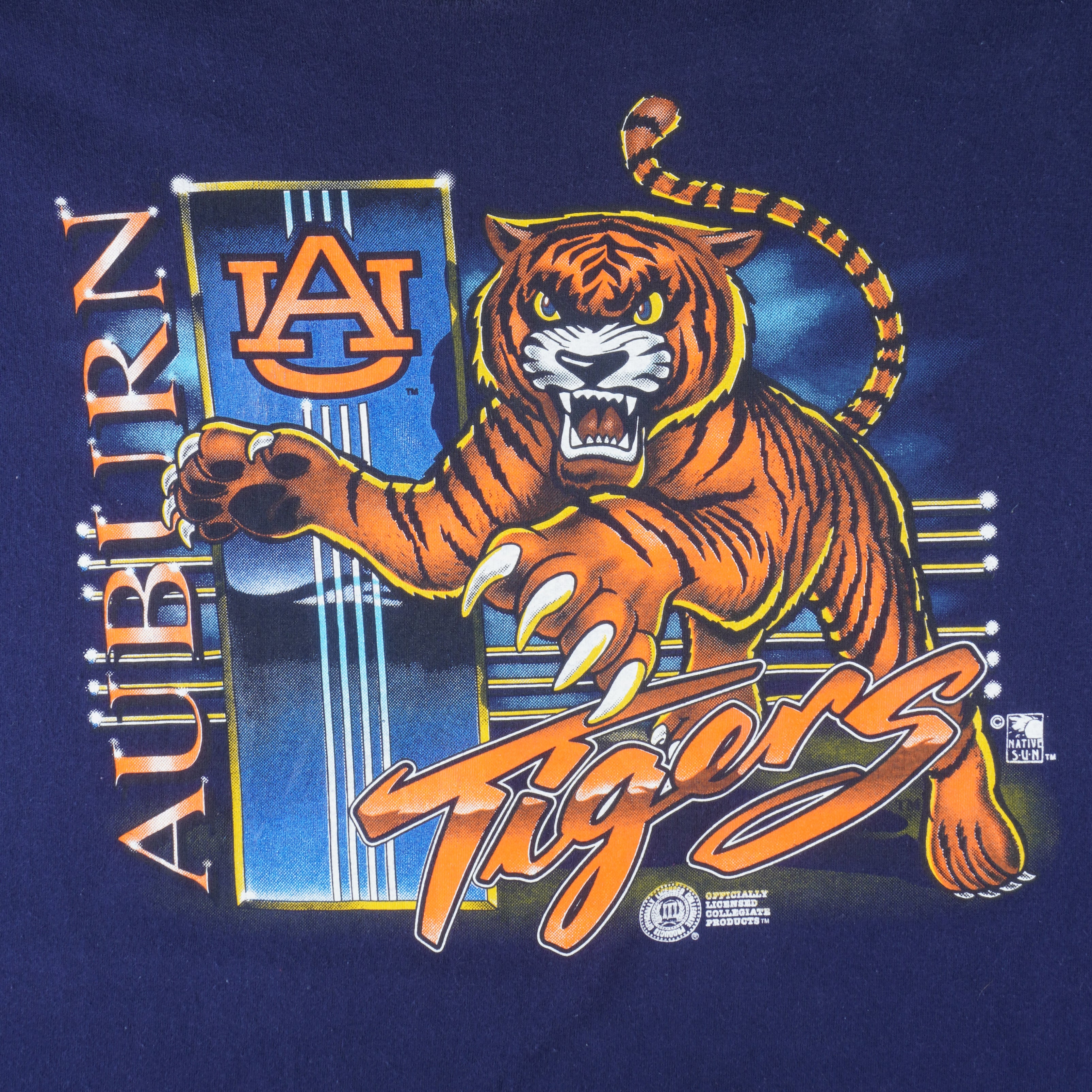 Vintage Auburn Tigers Jersey Sweatshirt