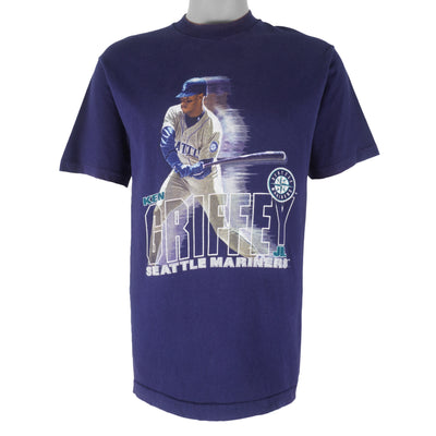1991 Ken Griffey Jr Seattle Mariners Nutmeg MLB T Shirt Size