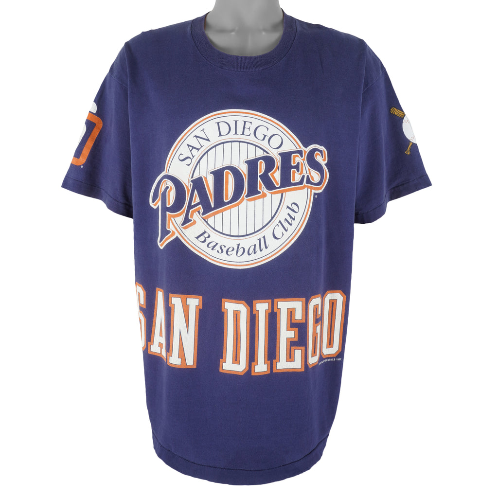 MLB (Pro Player) - San Diego Padres Baseball Club T-Shirt 1997 XX-Large Vintage Retro Baseball