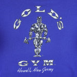 Vintage - Gold's GYM Howell, New Jersey Blue Sweatshirt 1990s X-Large Vintage Retro 